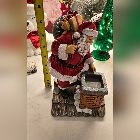 Festive Santa Claus Holiday Figurine - Picture 8 of 9
